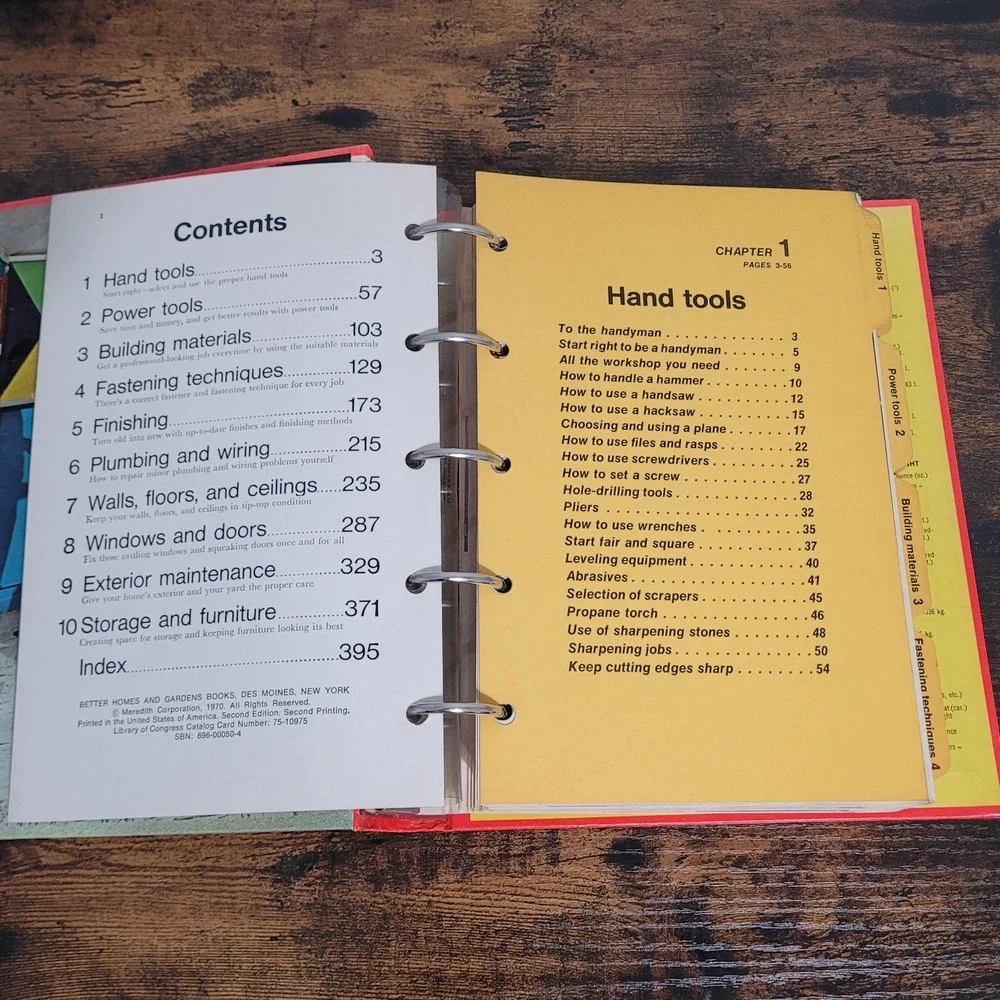 1970s Better Homes & Gardens Handymans Book Easy Guide to Home Maintenance‎